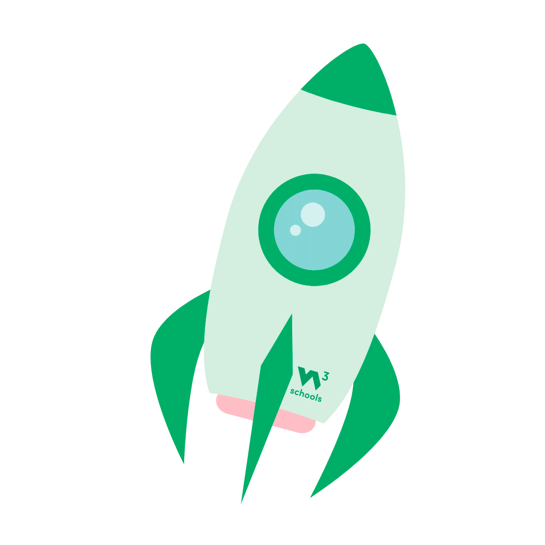 Image of a W3Schools rocket