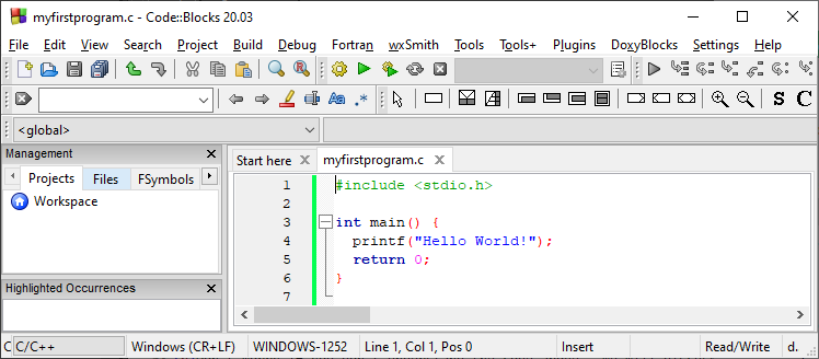 Debugging with the Online Compiler - Quick start