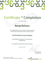 Bootstrap Certificate