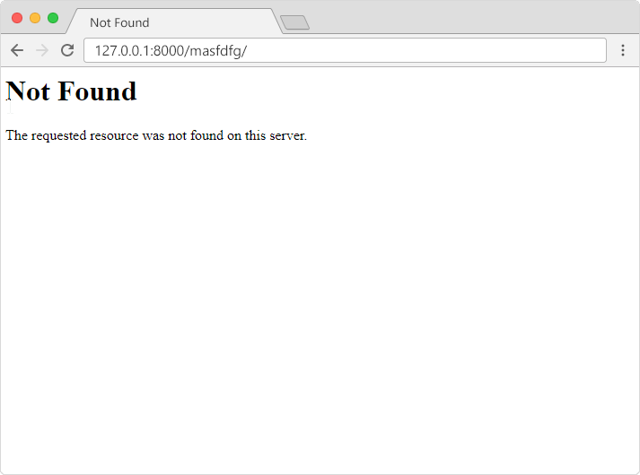 Page not found