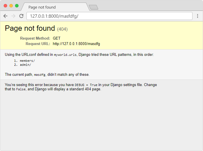 Page not found