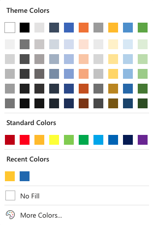 Excel Format Colors