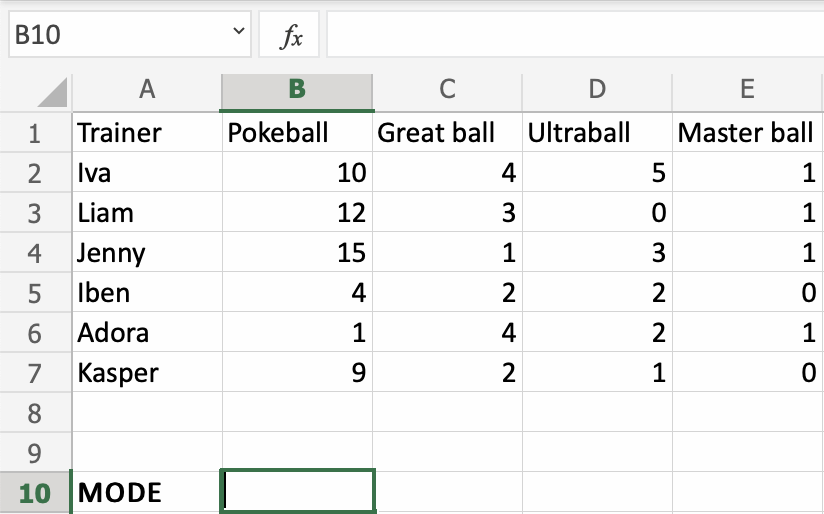 Excel Function