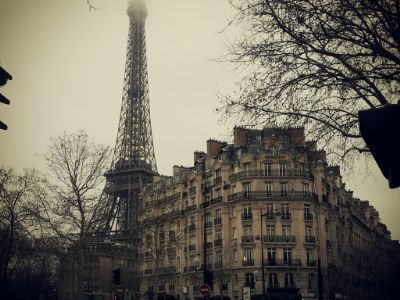 old, tower, paris