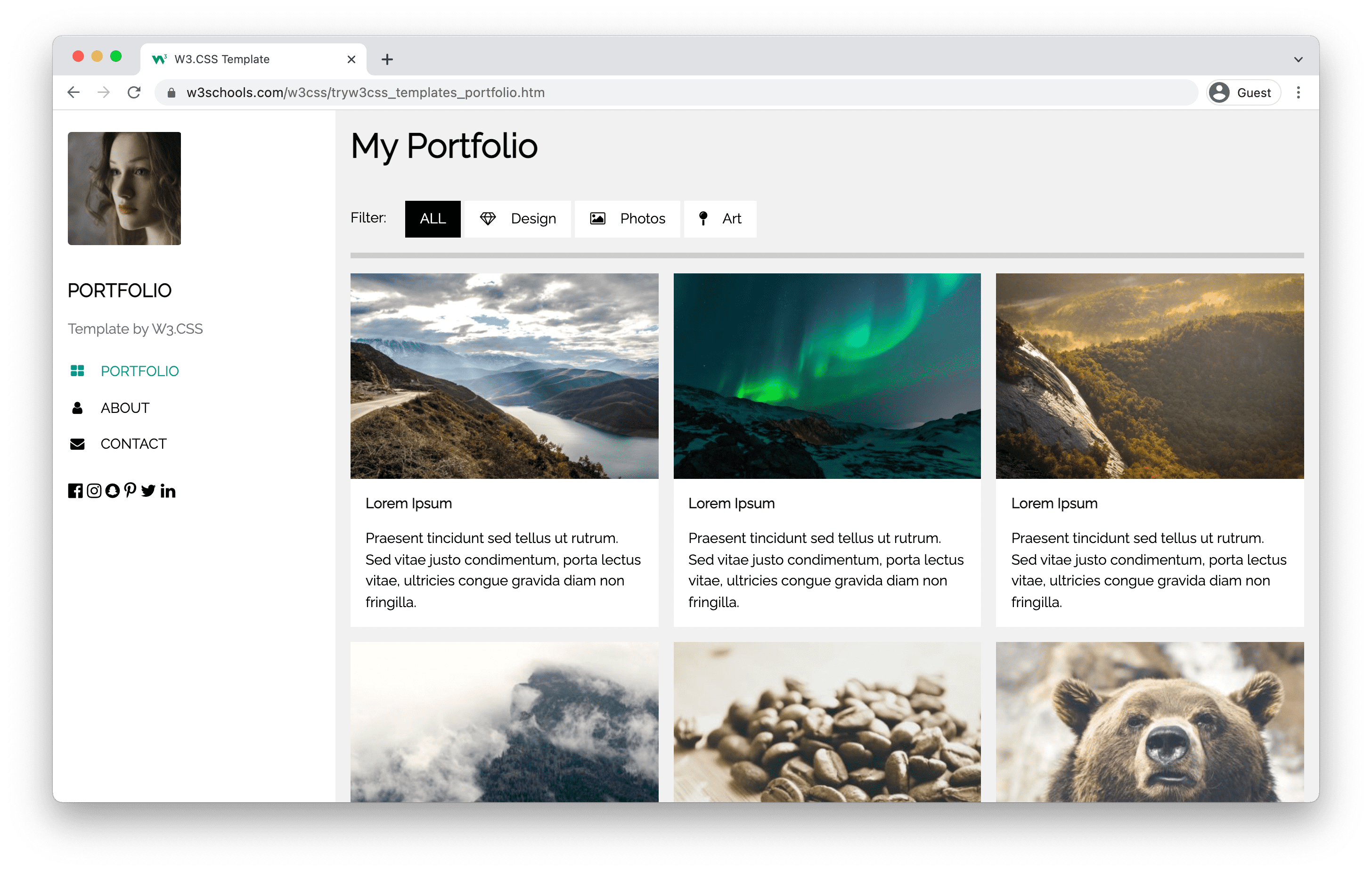 How to create a portfolio