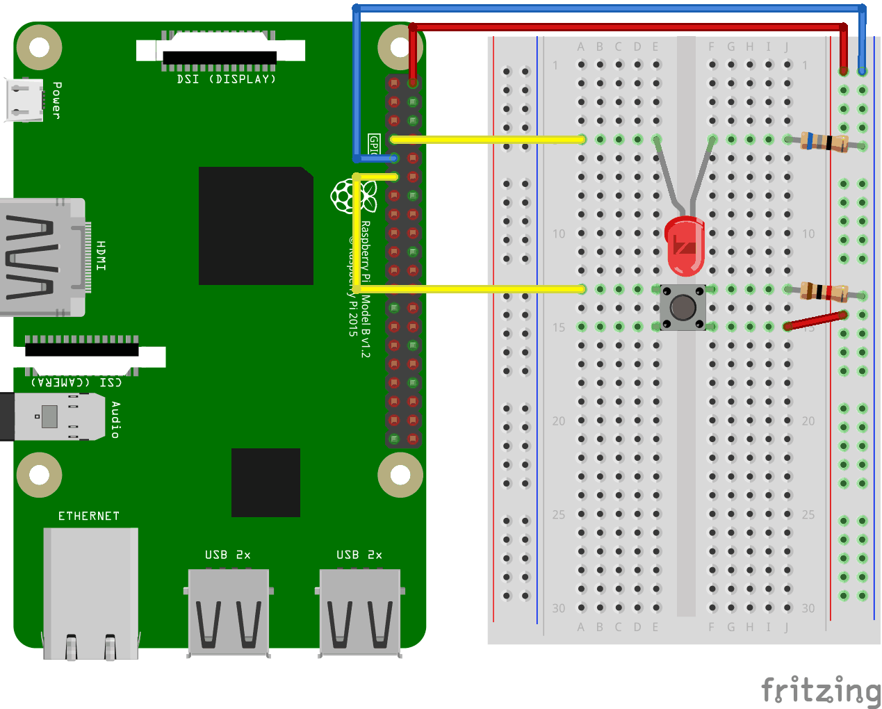 holdall Urimelig Intervenere Node.js Raspberry Pi LED and Pushbutton