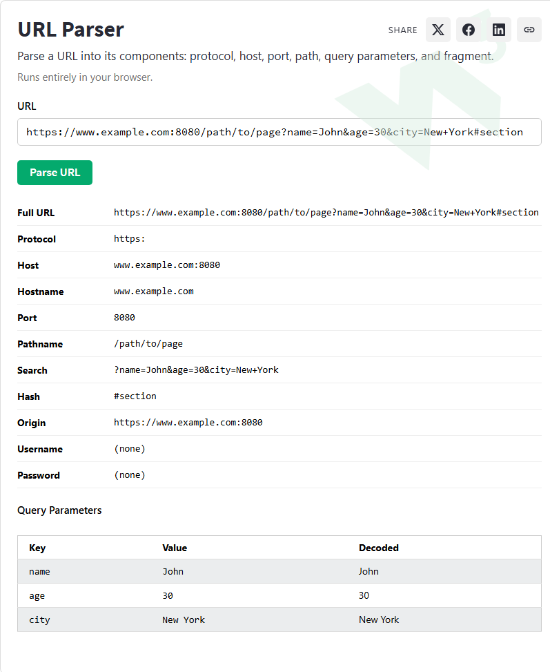 URL Parser - W3Schools