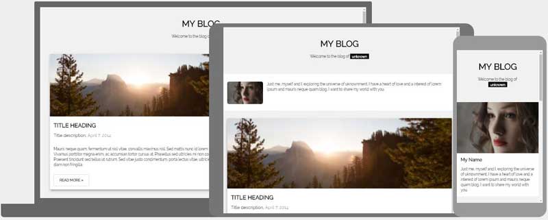 Basic html and css template