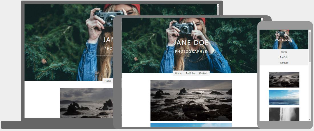 Photo Portfolio Template